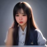 文学内容编辑林晓雯的照片，年轻女性坐在咖啡馆角落阅读文学杂志，橙色暖光环境，文艺气质突出